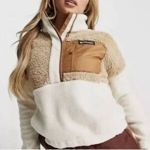 Columbia Lodge Sherpa Pullover Sz XXL Plus Woman’s NWT